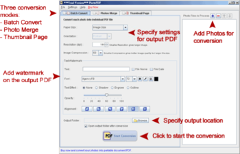PhotoPDF screenshot