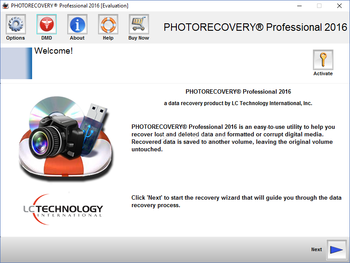 PHOTORECOVERY Professional screenshot