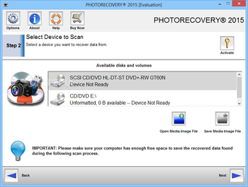 PHOTORECOVERY Standard screenshot 2