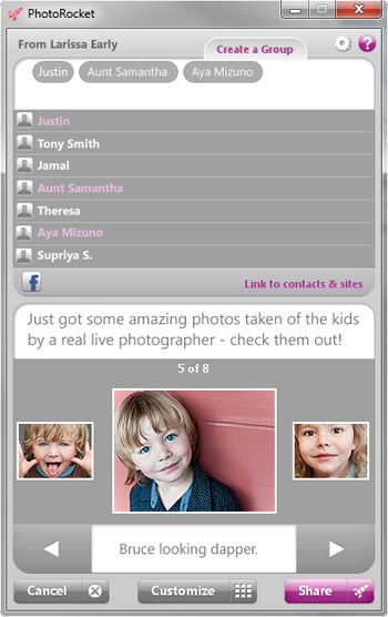 PhotoRocket screenshot