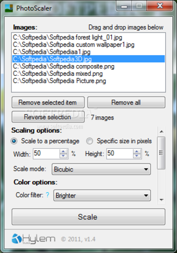 PhotoScaler screenshot
