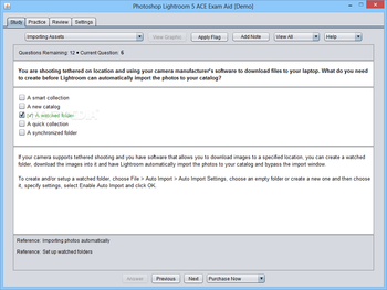 Photoshop Lightroom 5 ACE Exam Aid screenshot 3