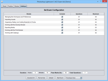 Photoshop Lightroom 5 ACE Exam Aid screenshot 5