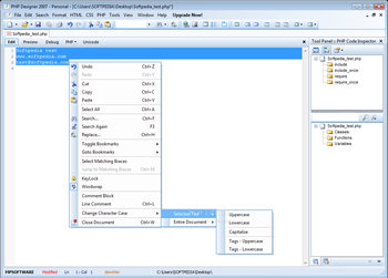 PHP Designer 2007 Personal screenshot 2