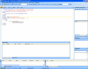 php Designer 7 screenshot