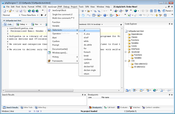 PHP Designer screenshot 5