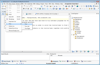 PHP Designer screenshot 7