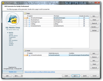 PHP Generator for MySQL Professional screenshot 3