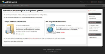 PHP Login And User Management screenshot