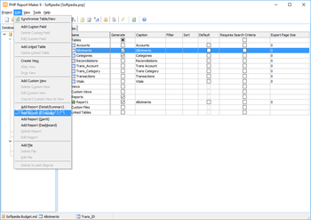 PHP Report Maker screenshot 2