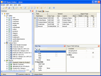 PHP Report Maker screenshot 3