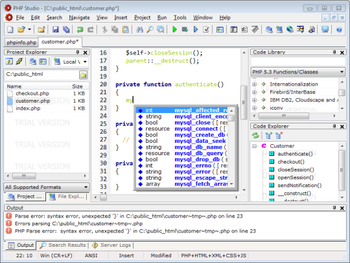 PHP Studio screenshot