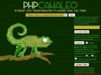 PhpCAMALEO screenshot