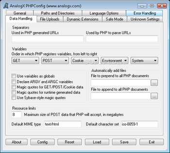 PHPConfig screenshot 4