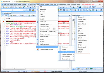 phpDesigner screenshot 10