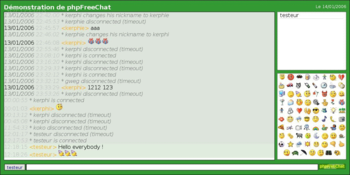 PhpFreeChat screenshot