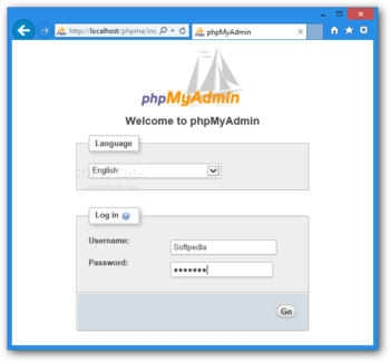 phpMyAdmin screenshot