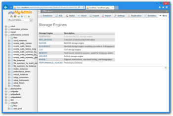phpMyAdmin screenshot 11