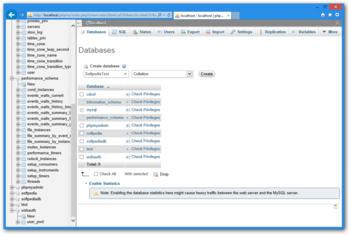 phpMyAdmin screenshot 3