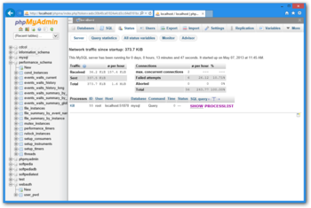 phpMyAdmin screenshot 5