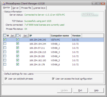 Phrase Express Network Edition screenshot 2