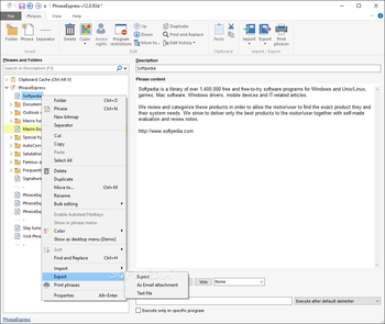 PhraseExpress screenshot 10