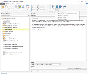 PhraseExpress screenshot 11