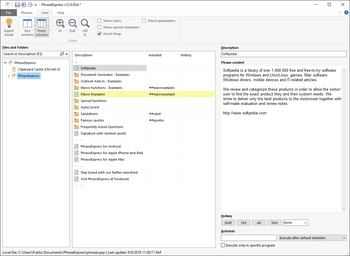 PhraseExpress screenshot 12