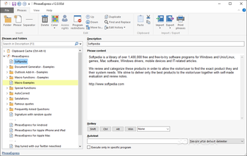 PhraseExpress screenshot 2
