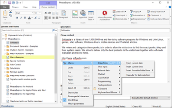PhraseExpress screenshot 3
