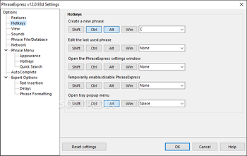 PhraseExpress Portable screenshot 13