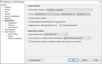 PhraseExpress Portable screenshot 17