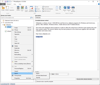 PhraseExpress Portable screenshot 9
