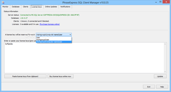 PhraseExpress SQL Client Manager screenshot 4