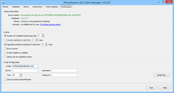 PhraseExpress SQL Client Manager screenshot 5