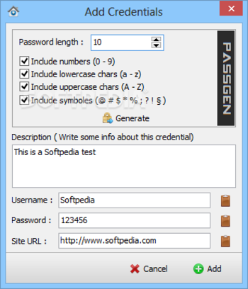 Phrozen PasswordWallet screenshot 3