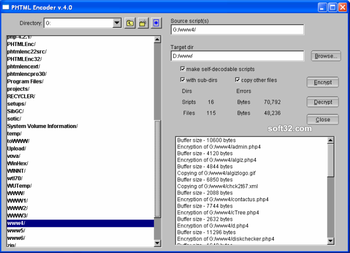 PHTML Encoder screenshot 3