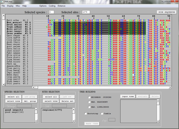 Phylo_win screenshot 2