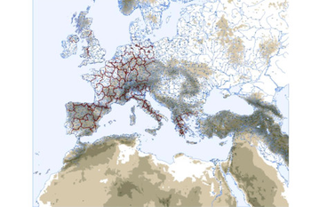 Physical Vector Map of Europe 2009 screenshot