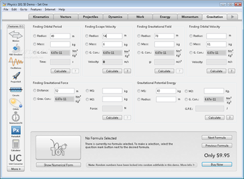 Physics 101 SE screenshot 7