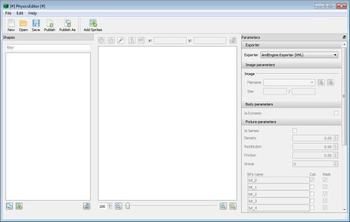 PhysicsEditor screenshot