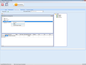 Physis Database Export Utility screenshot 2