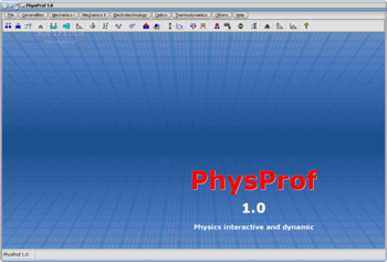 PhysProf screenshot