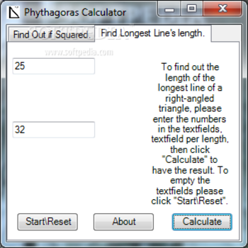 Phythagoras Calculator screenshot 2