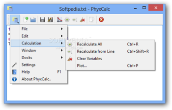 PhyxCalc screenshot 2