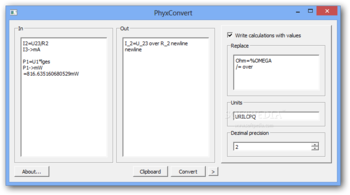 PhyxConvert screenshot