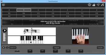 PianoChordsLite screenshot