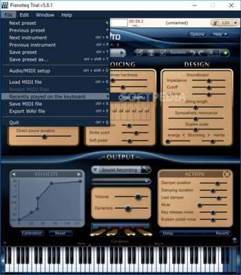 Pianoteq screenshot 2