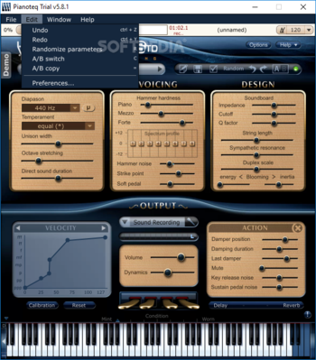 Pianoteq screenshot 3