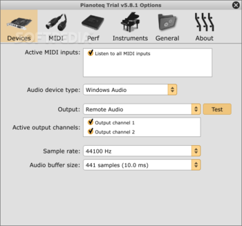 Pianoteq screenshot 4